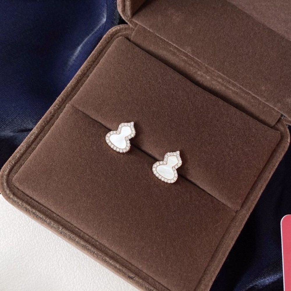 Elegant White and Silver Earrings